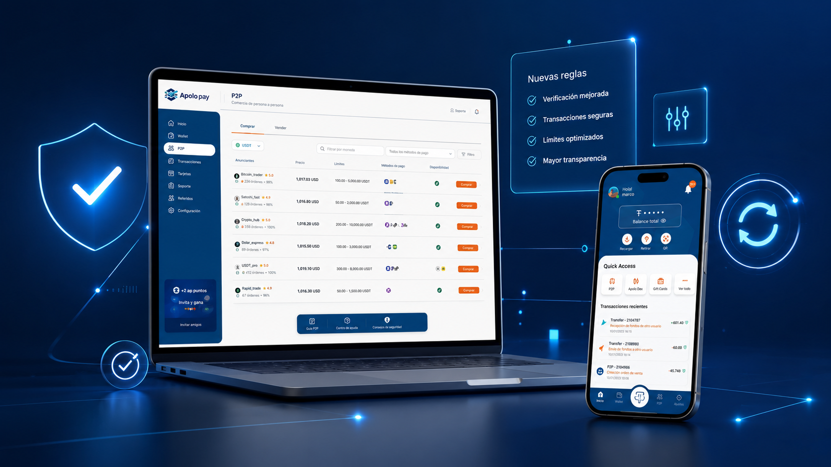 actualización de Apolo Pay